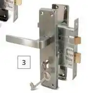 Builders Warehouse Dortello Liro 3 Lever Lock Set-Each offer