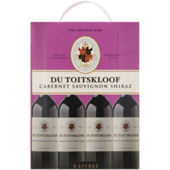 Du toitskloof cabernet sauvignon shiraz red wine bottle 3l