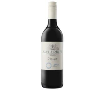 Alvi's drift merlot red wine bottle 750ml