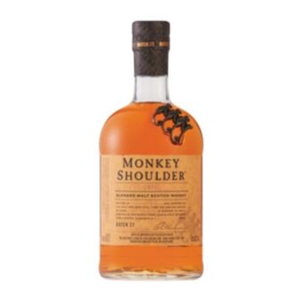 Monkey shoulder blended malt scotch whisky bottle 750ml