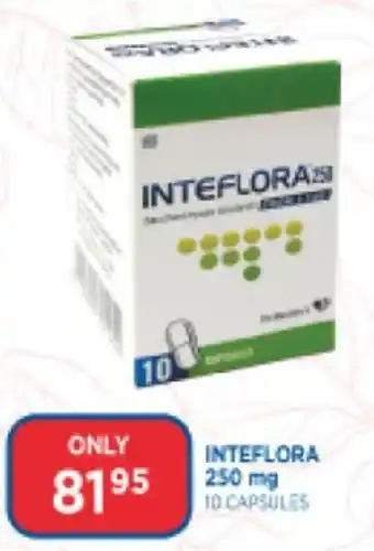 Link Pharmacy Inteflora 250mg 10 capsules offer