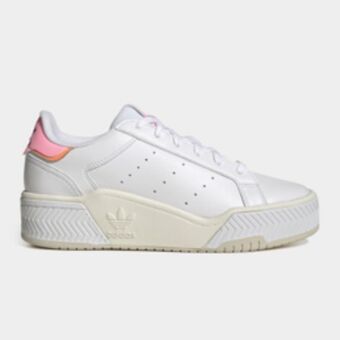 Sportscene Adidas originals women's court turino bold white/pink sneaker offer
