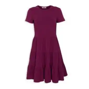 Truworths Dark grape tiered dress offer