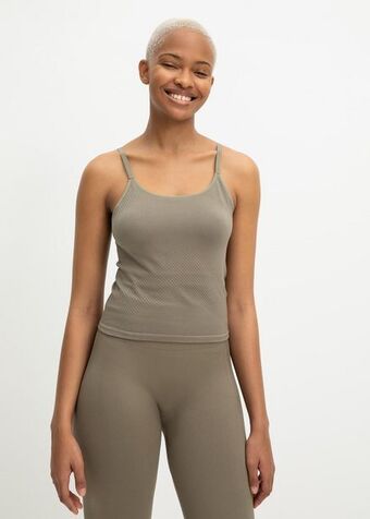 Woolworths Strappy seamless crop top offer