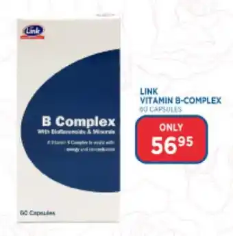 Link Pharmacy Link Vitamin B-Complex 60 capsules offer
