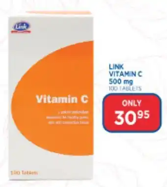 Link Pharmacy Link Vitamin C 500mg 100 tablets offer