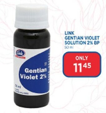Link Pharmacy Link Gentian Violet Solution 50ml offer