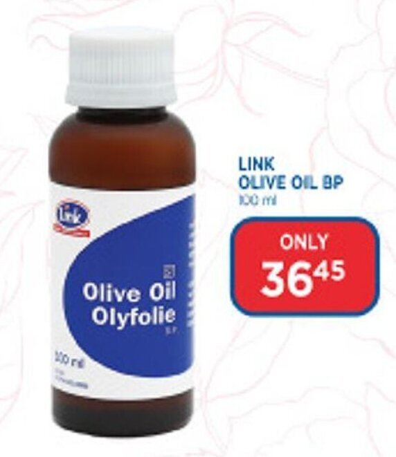 Link Olive Oil Olyfolie 100ml offer at Link Pharmacy