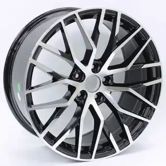Autostyle 19″ qs spyder 5/112 black machine face alloy wheels offer