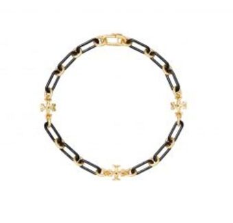 Europa Art Group Roxanne chain short necklace – black offer