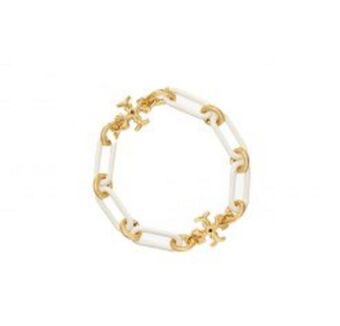Europa Art Group Roxanne chain bracelet – white offer