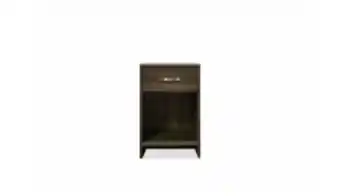 Senna 1 drawer pedestal rough sawn oak