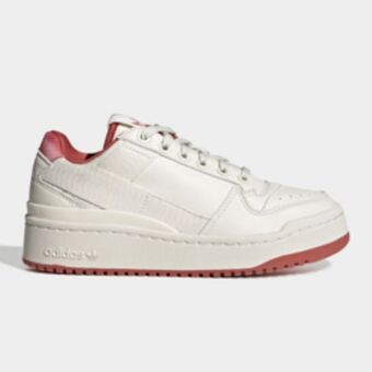 Adidas originals junior forum bold white/red sneaker