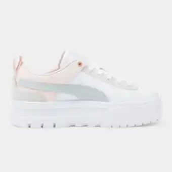 Sportscene Puma women's mayze raw white/pink sneaker offer