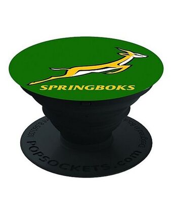 Springboks green pop socket