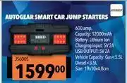 Midas Autogear Smart Car Jump Starters 600 Amp JS600S offer