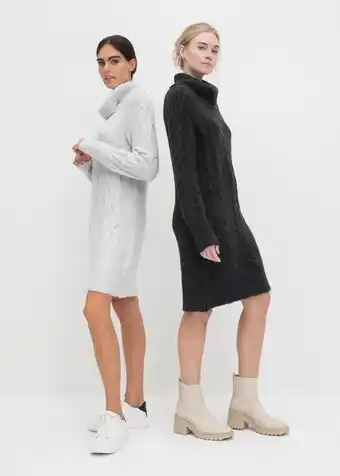 Woolworths Cowl neck cable knit mini dress offer