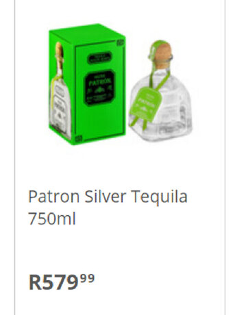 Patron Silver Tequila 750mL