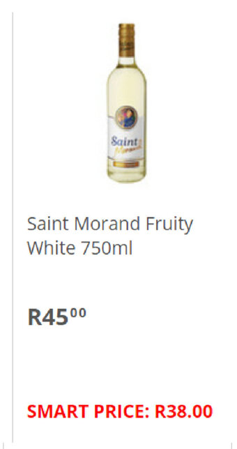 Saint Morand Fruity White 750ml