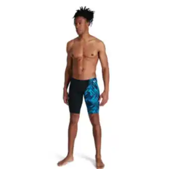 Totalsports Men's speedo allover v-cut black jammer offer