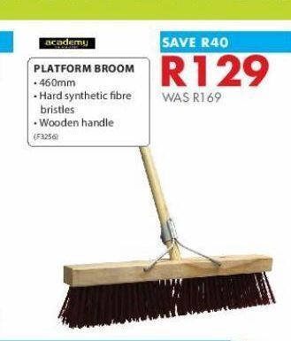 Chamberlain Platform broom offer