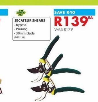 Secateur shears