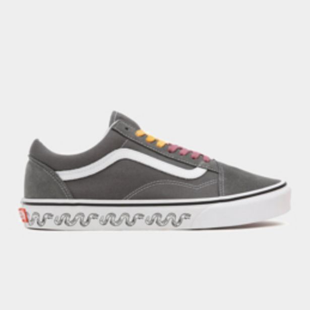 Vans junior old skool lace grey sneaker offer at Sportscene