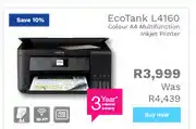 First Shop Epson Eco Tank L4160 Colour A4 Multifunction Inkjet Printer offer