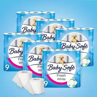 OneDayOnly 6x 9 2-ply white toilet paper offer