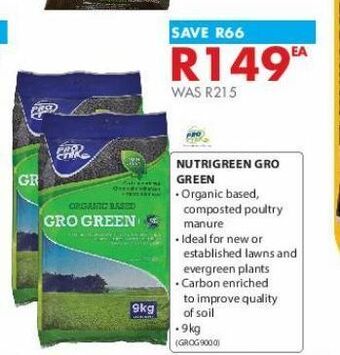 Chamberlain Nutrigreen gro green offer