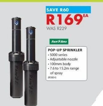 Pop-up sprinklers