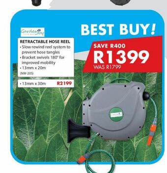 Retractable hose reel