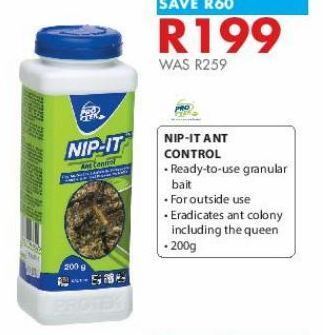 Chamberlain Nip-it ant control offer