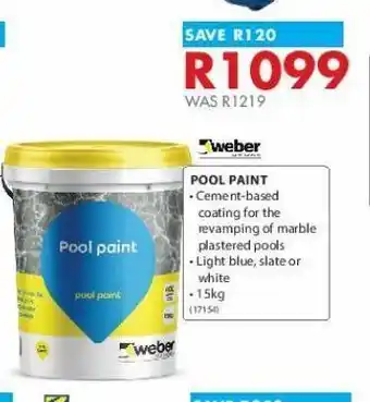 Chamberlain Pool paint offer