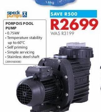 Chamberlain Porpois pool pump offer