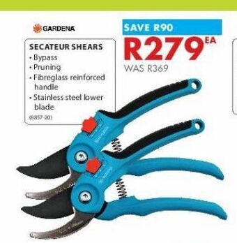 Chamberlain Secateur shears offer