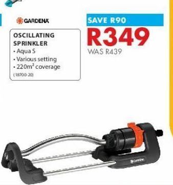 Chamberlain Oscillating sprinklers offer