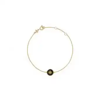 Europa Art Group Kira enamel chain bracelet – black offer