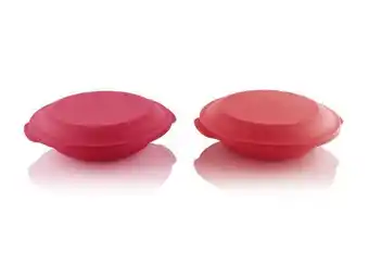 Tupperware Aloha double plates (700ml x 2) offer