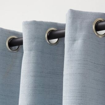 Whitehouse Home.life britannia self-lined dim out eyelet duck egg curtain offer