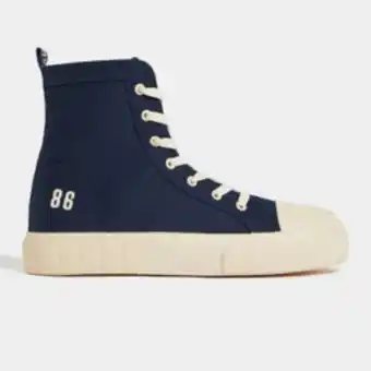 Rj navy x canvas blazer vulcan hi tops