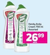 Game Handy andy cream assorted-750ml each offer