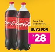 Game Coca cola original-for 2 x 1.5l offer