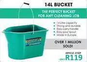 Builders Warehouse Verimark floorwiz 14ltr bucket 37229 offer