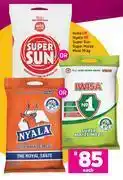 Game 0iwisa or nyala or super sun super maize meal-10kg each offer