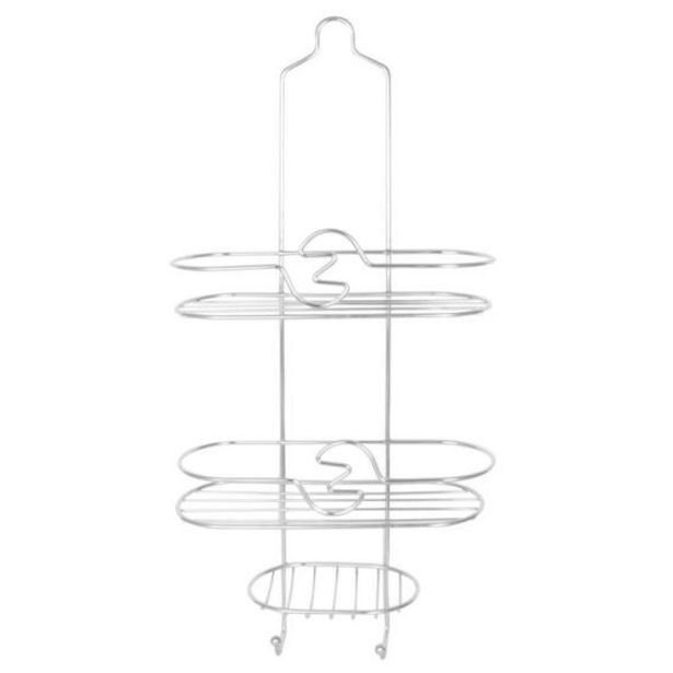 Mainstay shower caddy chrome offer at Game