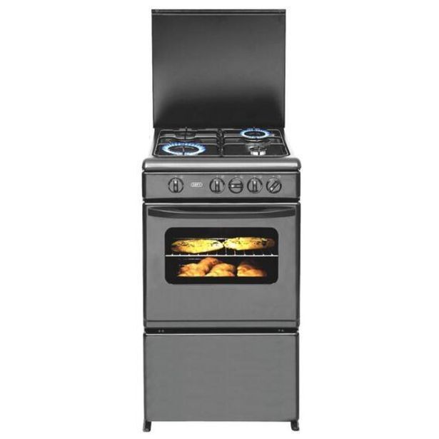 Defy 4 burner gas hob and stove black dgs168 offer at Game