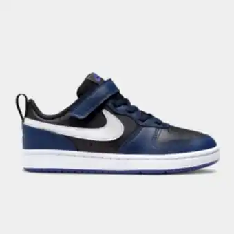 Totalsports Junior pre-school nike court borough low 2 navy/white shoe offer