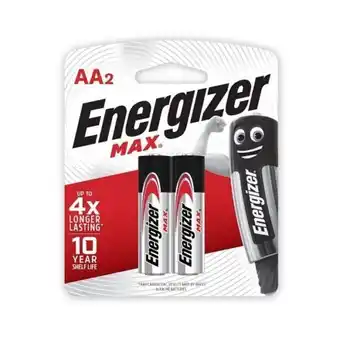 Toy Kingdom Aa 2pk energizer max alkaline batteries offer