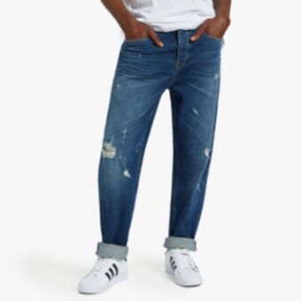 Sportscene Redbat men's medium blue straight jeans offer